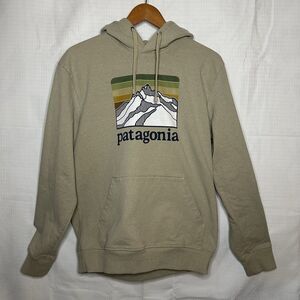 Patagonia Hoodie Men's MEDIUM Beige Sweatshirt Uprisal Hoody Pullover